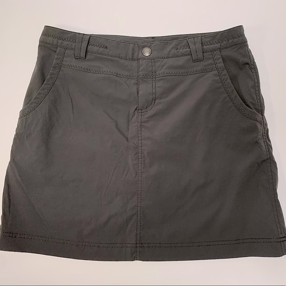 Eddie Bauer Gray Cargo Skirt/Skort